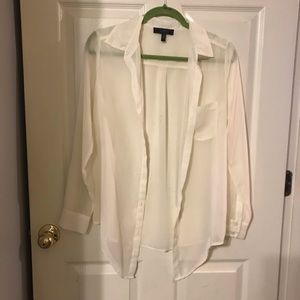 Cream colored blouse